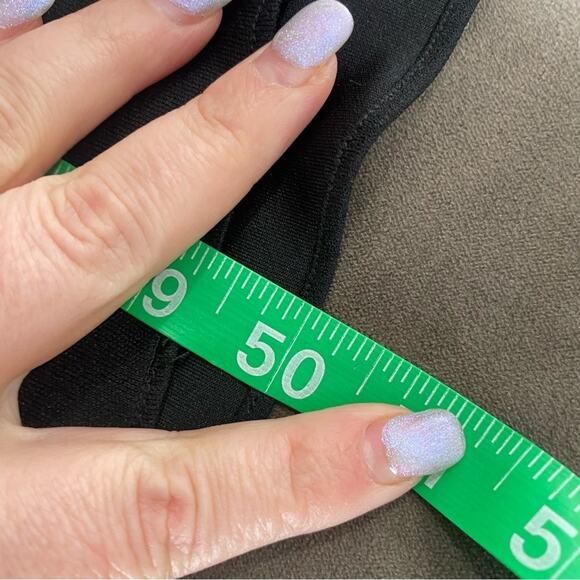 BHLDN Caron Midi Dress Black Size 0 Sleek Formal Cocktail Wedding Guest Chic - Picture 11 of 12